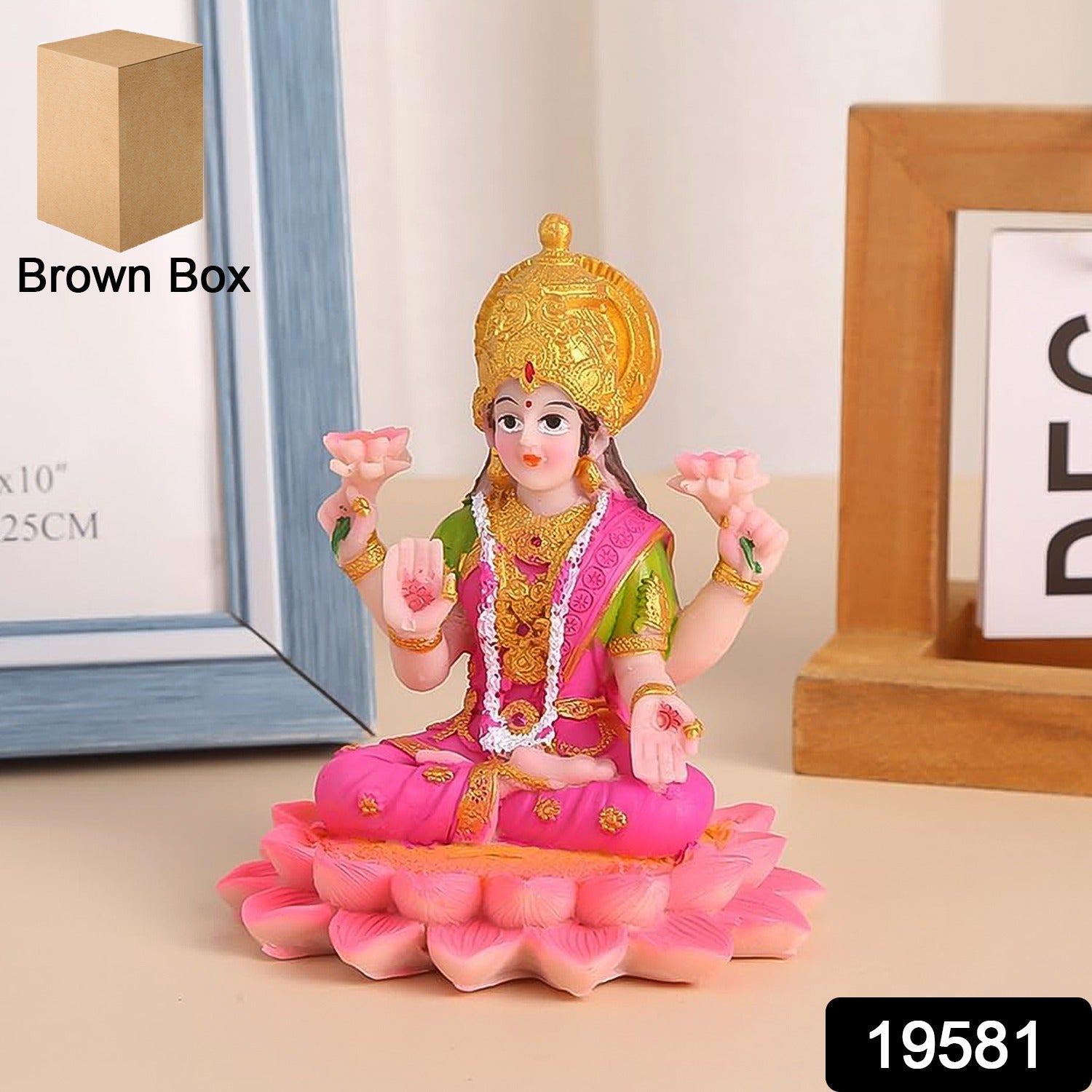 Lakshmi Mata Idol with Lotus Throne Lakshmi Mata Idol with Lotus Throne